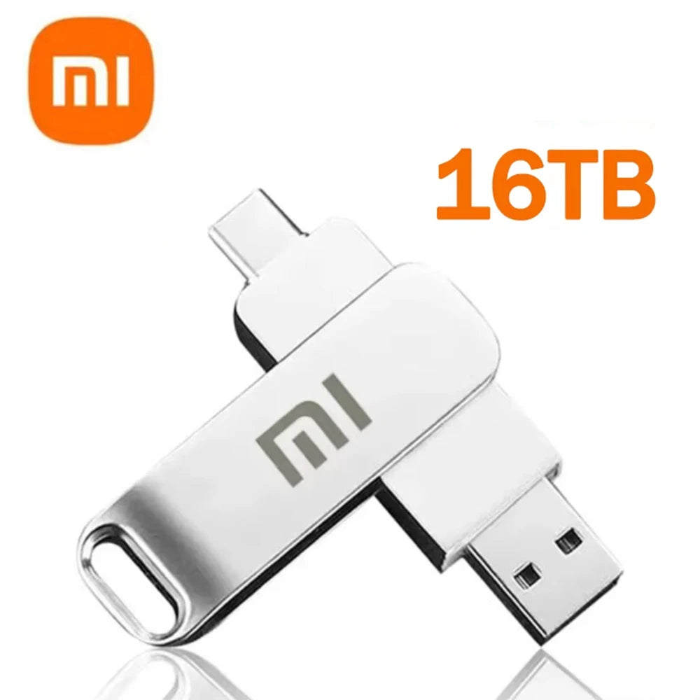 Xiaomi Type C USB Flash Drives 2TB Pendrive USB 3.0 Interface Pen Drive OTC Large Capacity 16TB U Disk Memory Stick For Phone PC