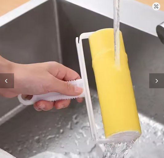 Large High quality New Washable Reusable Clothes Hair Pet Hair Sticky Roller Household Cleaning Portable Hair Remover Rolle